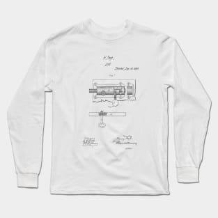 Patent Drawing Long Sleeve T-Shirt